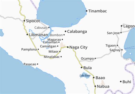 MICHELIN Naga City map .